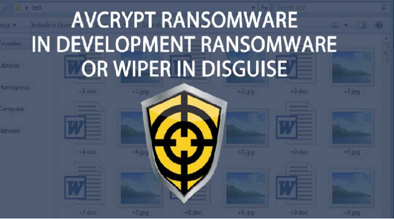 The AVCrypt Ransomware Tries To Uninstall Your AV Software