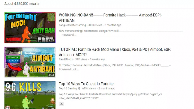 Adware already infected at least 78000 Fortnite Players