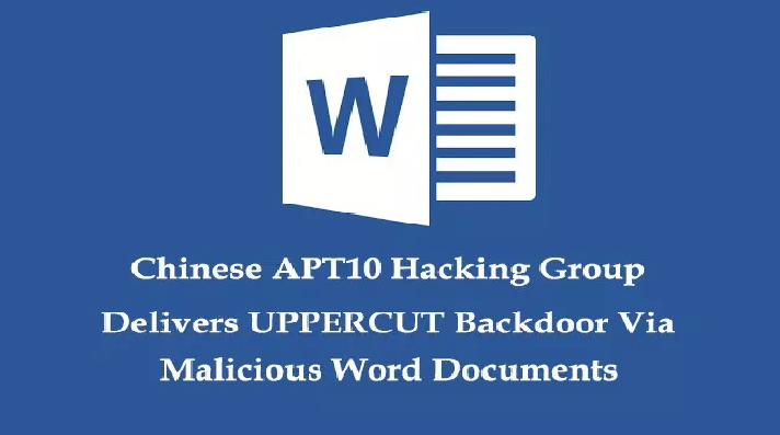 Chinese Cyber Espionage Group APT10 Delivers UPPERCUT Backdoor Via Malicious Word Documents