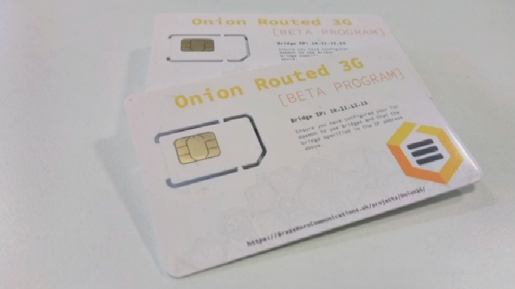 Now use Internet anonymously through Tor-enabled SIM card Onion3G