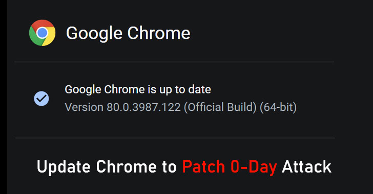 Install Latest Chrome Update to Patch 0-Day Bug Under Active Attacks